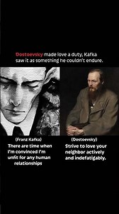 kafka vs dostoevsky on love as duty or burden #kafka #shorts