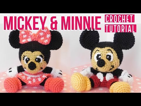Mickey and Minnie Crochet Tutorial (Part 1)