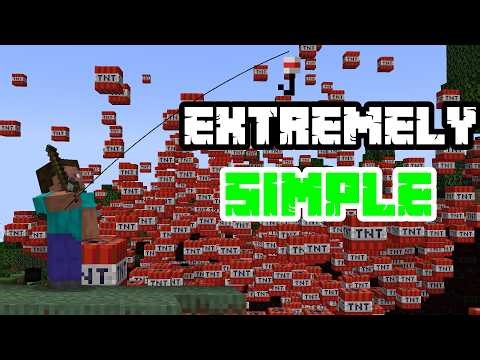 How To Make A Fishing Rod TNT Activator For Minecraft Bedrock Edition