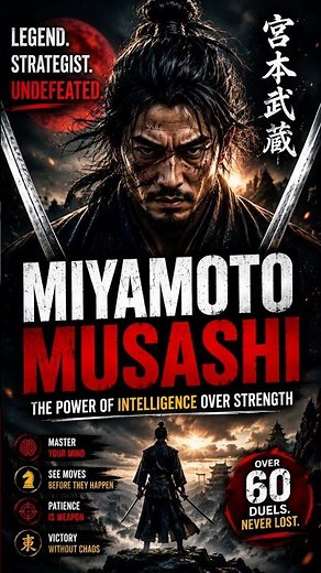 The Samurai Who Never Lost a Duel | Miyamoto Musashi 😳