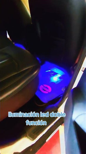 DUAL FUNCTION #led #automobile #sticker #ecuador #carluxury #fyp #sound #viral #blue #like