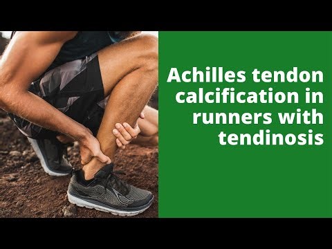 Achilles tendon calcification in runners with tendinosis