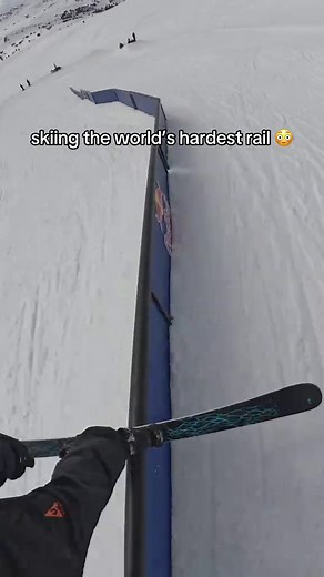 Skiing the World's Hardest Rail: A Thrilling POV
