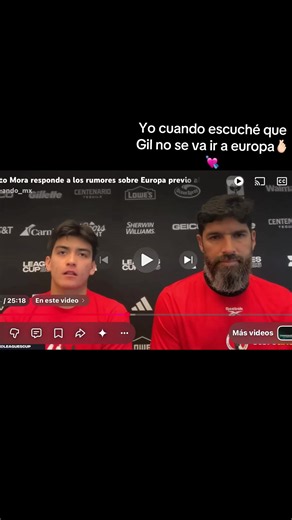 Yo cuando escuché que Gil no se va ir a Europa