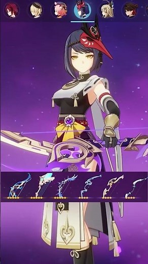Best Kujou Sara Build Guide in Just 60 Seconds! #genshinimpacthindi #kujousarabuild #shorts