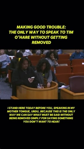 Tarrant County Young Democrats on Instagram: "My name is Yaseen Tasnif, and I was kicked out of Commissioner’s Court in October 2024 for calling Tim O’Hare what he really is: a racist. With the help of some friends, we came up with a way to say what we truly want to say without being silenced. And so, I used my right to speak in Urdu, my mother tongue. My friends and family will rightfully point out some mistakes, but my point still stands: whether they like it or not, the GOP members of this co