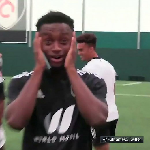 USMNT’s Antonee Robinson puts on an ACROBATIC skill show for Fulham teammates | #Shorts | ESPN FC