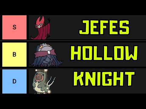TIER LIST of the 46 BOSSES of Hollow Knight