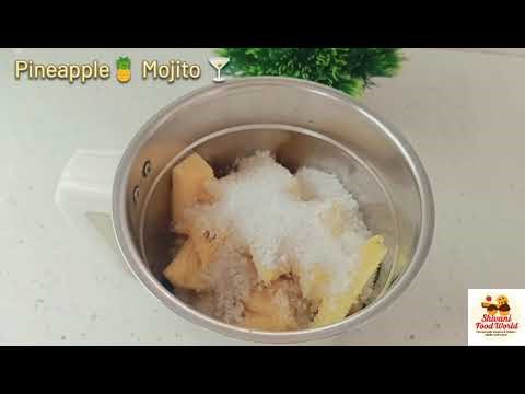 🍍 Fresh Pineapple Mojito Mocktail 🍃 | Easy Homemade Summer Cooler | Shivani's Food World