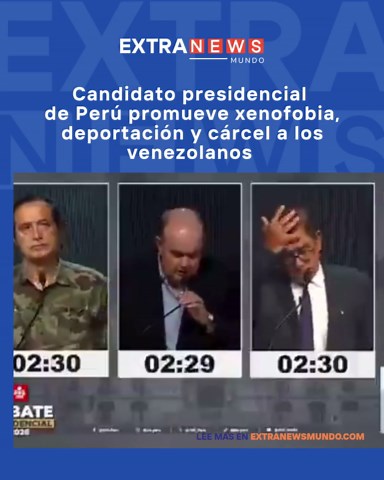 🔴#EnVideo 📌El candidato presidencial peruano Rafael López Aliaga prometió que, de resultar electo, expulsará a los ciudadanos extranjeros en situación irregular antes de su toma de posesión, prevista para el 28 de julio. 📌Asimismo, Aliaga afirmó, a través de un discurso cargado de xenofobia contra los venezolanos, que creará una cárcel