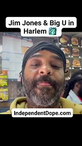Jim Jones w/ Big U in Harlem! 🗽 🗽 | Independent Dope