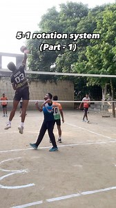5-1 rotation system . Part - 1 Single setter rotation. #sports #volleyball #volleyballplayer #athlete | Zone14sports
