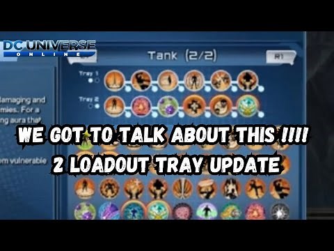 DCUO DID WHAT !!!! 2 LOADOUT TRAY UPDATE BEFORE 2026