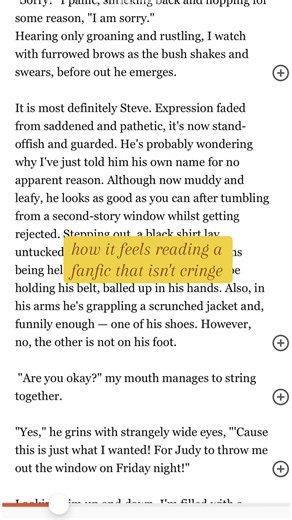 fun fact you can read the first full chapter of MY not cringe fanfic RIGHT NOW!!!