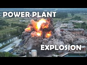 Power Plant Explosion - Grosse Ile, Michigan