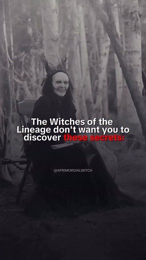 THE SECRETS ANCESTRAL WITCHES DON’T WANT YOU TO KNOW 🌘 Ancient witch lineages have guarded occult knowledge and forbidden rituals for centuries. These secrets include spiritual protection spells, forgotten invocations, and powerful symbols hidden from the uninitiated. 🕯️ Unlocking them can shift your spiritual path and deepen your sacred connection. But beware: this wisdom calls for energetic readiness and deep respect for the forces you awaken. | Primordial Witch