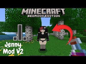 Ellie AddonJenny Remake for Mcpe | For MCPE 1.21.81+ working 💯| #jenny #minecraft