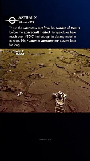 This is the final view of Venus before the Spacecraft Melted #shorts #space