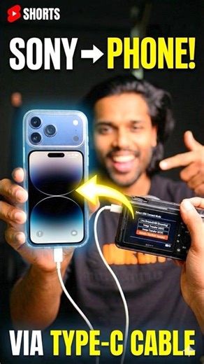 Lightning Fast Sony To Phone - Data Transfer Via Type C #sony #camera #datatransfer