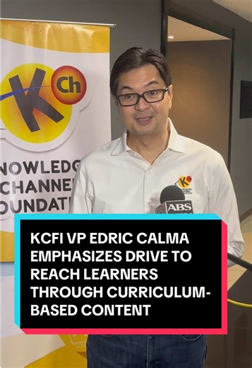 Knowledge Channel Foundation, Inc. (KCFI) vice president Edric Calma emphasizes the push to reach more learners nationwide through curriculum-based content on Knowledge Channel. The initiative aims to expand access to quality educational materials for students, teachers, and Early Childhood Development (ECD) workers across the country. Access curriculum-based educational content anytime through “DepEd TV powered by Knowledge Channel.” Visit Knowledge Channel’s official platforms and local cable 
