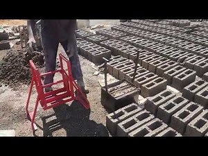 brick making machine - 2 per drop m140 mold