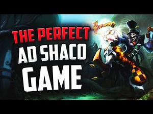 THE PERFECT AD SHACO GAME | Unranked to Challenger
