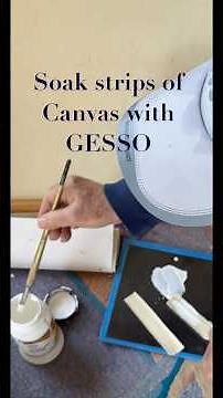 "Repairing Canvas Tears without a trace"