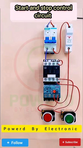 1.2M views · 15K reactions | Start and Stop Control Circuit...