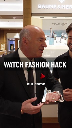 Kevin O'Leary's Smooth Shirt Sleeve Hack | Fashion & Style Tips