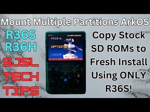 Copying Stock Easyroms to a Fresh Install using Only the R36S