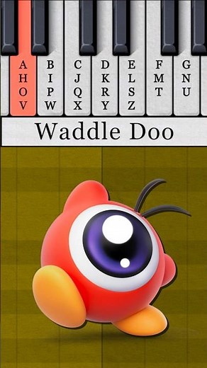 If Waddle Doo's name was turned into a jingle! #kirby #piano #jingle