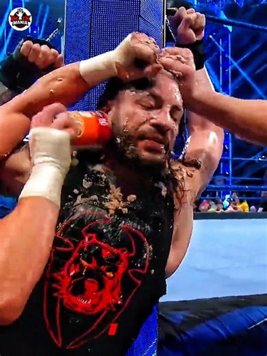 The Usos Save Roman Reigns From Eating Dog Food! 🐶🔥 in WWE #wweshorts #romanreigns #wwe