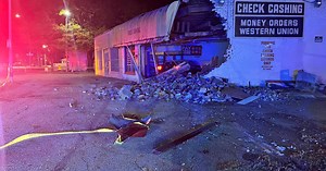 Back-to-back crashes: Mustang hits same Raleigh building one day after pickup truck crash