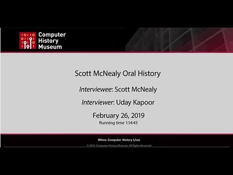 Oral History of Scott McNealy