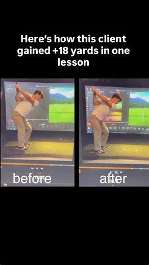 This client used drills from 30 days to 300 to improve his swing and gain 18 yards in one lesson. | Rebellion Golf