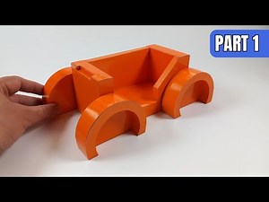Micro City Car | DIY Cardboard model (Part 1)
