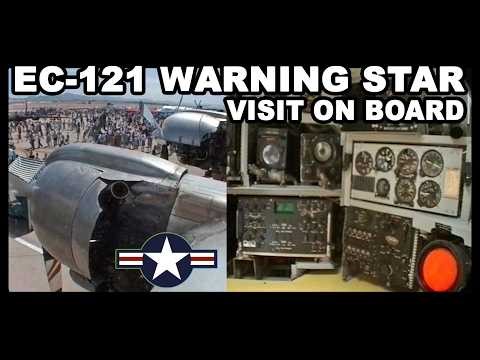 INSIDE THE LOCKHEED CONSTELLATION EC 121T WARNÌNG STAR 1997 @Nellis AFB