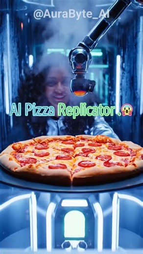 AI Pizza Replicator 🍕🤖Future Food