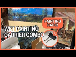 Easy DIY a Wet Painting Carrier Combo