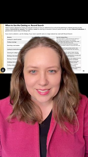 14 Feb 2026 FamilySearch record search vs catalog. Link in comments to research guides #genealogy | The Formidable Genealogist