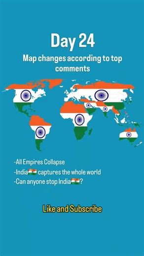 Day 24 of Top Comment changing the world map🗺.#foryou #explore #map #world #geography #comment #fyp