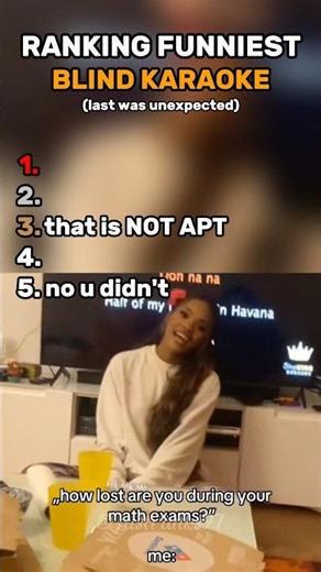 Ranking TOP 5 Funniest Blind Karaoke Moments🎤🎶