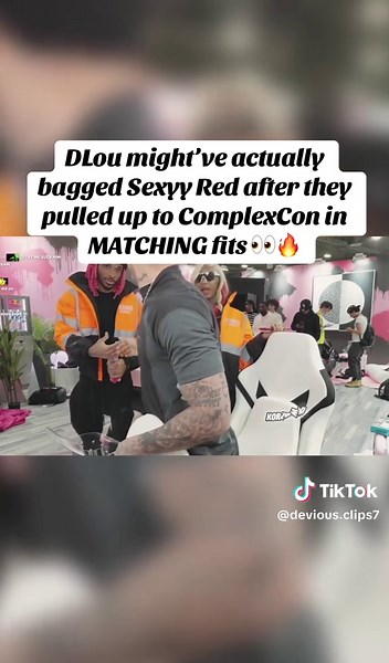 Fans went wild after spotting DLou and Sexyy Red arriving together at ComplexCon wearing coordinated outfits — sparking rumors that the two might be way closer than people thought 😭❤️‍🔥 #DLou #SexyyRed #ComplexCon #dlouclips #fyp