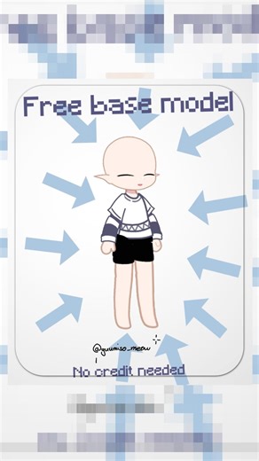 Free base! #gacha #alightmotionesiting #gachatweening #gachaclub #gachlife2 #bodysheet #tutorial