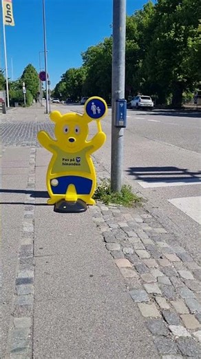 Trafiksikkerhed ved skolen og cykelstien - Sæt en Bjørn