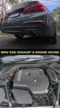 BMW 530i Exhaust & Engine Sound #exhaust