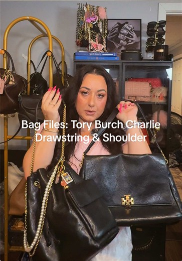 Tory Burch Charlie Drawstring & Shoulder Bag Review