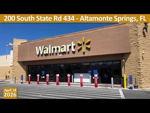 Walmart in Altamonte Springs Florida at 200 South State Rd 434 - Store 1374
