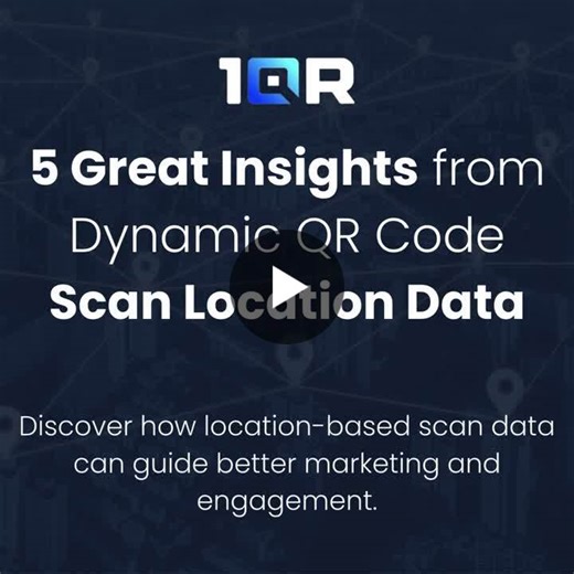 5 Great Insights from Dynamic QR Code Scan Location Data | 1QR: The Point of Interest Marketing Solution