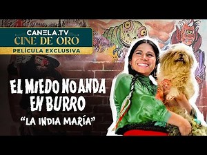 CINE DE TERROR #EnVivo El Miedo No Anda En Burro (1973) con La India María | Canela.TV